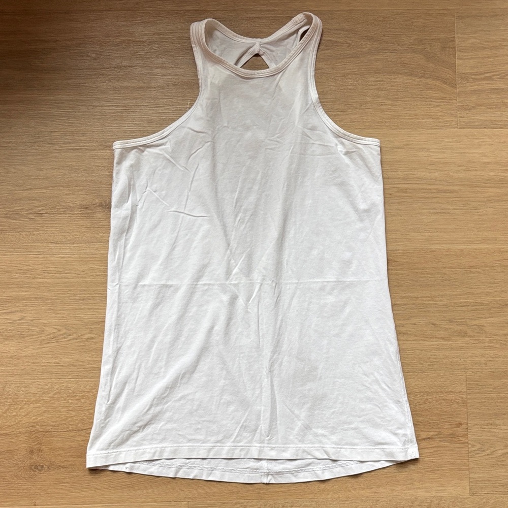 Lululemon Athletica White Tank Top